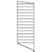 String lattiapaneeli 115 x 30 cm, 1 kpl, musta