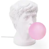 Seletti Pöytävalaisin , Wonder Times, Valkoinen, Olohuone, Muovi, Design