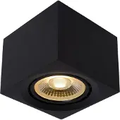 Lucide LED- Fedler kulmikas musta Fedler, himmennettävä, Musta, Olohuone/ruokailutila, Alumiini, Moderni