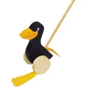 Goki - Raven, push-along animal - (54997)