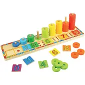 Bigjigs Toys Wooden Learning Game Counting 55 pcs.