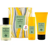 Acqua di Parma Sarja : Colonia Futura Eau De Cologne 100 ml + Colonia Futura shampoo & suihkugeeli 2-in-1 75 ml + Colonia Futura hikoilua estävä deodor