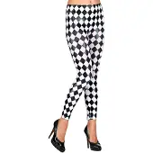 Widmann Ruudulliset Leggingsit Musta/Valkoinen - Small/Medium