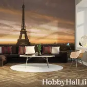 Artgeist Valokuvatapetti - Eiffel tower aamunkoitteessa 400x309 cm