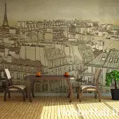 Artgeist Hyvästi Pariisi! fototapetti
