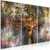 Artgeist Kuva - Golden Tree (3 Parts)