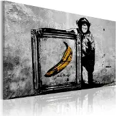 Artgeist Inspired By Banksy - Black And White taulu