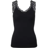 Pieces Pcbarbera Lace Top Jrs Noos Bc - Black - XXL