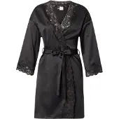 Ralph Lauren Aamutakki 'SIGNATURE SATIN' musta