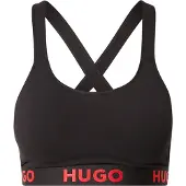 HUGO Bralette Padded Sporty Logo - Black - S