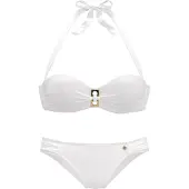 LASCANA Bikini valkoinen