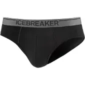 Icebreaker Urheilualushousut basaltinharmaa / musta
