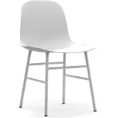 Normann Copenhagen Form tuoli, valkoinen teräs - valkoinen