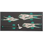 Kamasa-Tools jakoavain ja lukkopihtisarja,