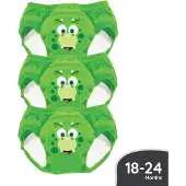 My Carry Potty Dinosaurus Kuivaksiopetteluhousut 3-pack, Vihreä, 18-24 kk