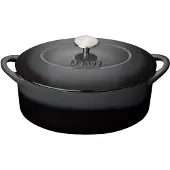 Denby - Halo Valurautapata 28 cm Musta