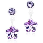 Blomdahl Medical Plastic Pendant Flower 4/6mm Violet