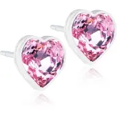 Blomdahl Medical Plastic Heart 6mm Light Rose