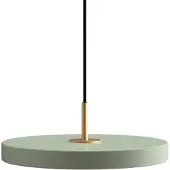 UMAGE Led riippuvalaisin Asteria Mini, himmennettävä, Vihreä, Olohuone/ruokailutila, Alumiini, Design