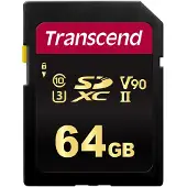 Transcend 700S 64GB SDXC UHS-II U3 V90 (R285 W220 MB/s)