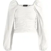 Pieces Pcmalysia Ls Top Jrs Noos Bc - Cream - M