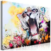 Artgeist Kuva - Tiger's Roar (1 Part) Wide