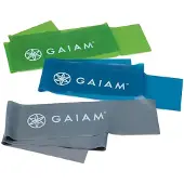 Gaiam Flat Band Kit - Green - ONE SIZE