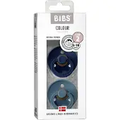 BIBS Colour Natural Rubber Size 2: 6+ months tutti Deep Space / Petrol 2 kpl