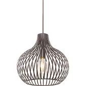 QAZQA Moderni riippuvalaisin ruskea 38 cm - Saffira