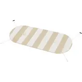 Fatboy Toní Bankski penkin istuintyyny, raidallinen sandy beige