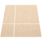 Pappelina Fred matto, 70 x 90 cm, beige - luonnonvalkoinen