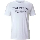 Tom Tailor 1021229 Short Sleeve T-shirt Valkoinen 2XL Mies
