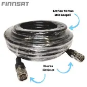 Finnsat n-uros/ n--uros 10m antennikaapeli