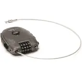 Pacsafe Retractasafe 250 4-dial Retractable Cable Lock Smoke OneSize