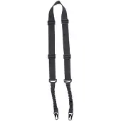 Mil-Tec 2 Point Gun Sling Bungiee (Color: Black)