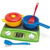 Dantoy Cook & Serve Set In Net 6 Pcs - Multi/patterned - ONE SIZE