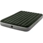 Intex Queen Dura-Beam Prestige Downy Airbed 152X203X25Cm - Khaki green - ONE SIZE