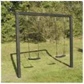 Nordic Play Keinuteline Alma 240 cm, Musta