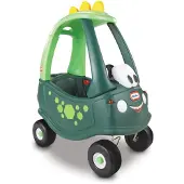 Little Tikes Cozy Coupe Dino, 1,5 vuosi/vuosia, 4 renkaita, Muovi, Musta, Vihreä