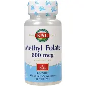 Kal Methyl Folate 800mcg Vitamins Tabletit 90 Yksiköt