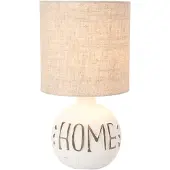 TRIO Esna pöytävalaisin home E14 31cm valkoinen/ruskea