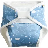 Imse Vimse Diaper Cover, S 4-8 Kg, Blue Teddy - Blue - S 4-8KG