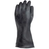 Held Lateksi, pari Päällikäsineet Musta unisex, size 11