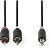 Nedis 3.5 mm - 2x RCA stereoaudiokaapeli