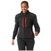 Rekurv E-21.01 Naiset tekstiilijakk Musta/Punainen Naiset, size 40