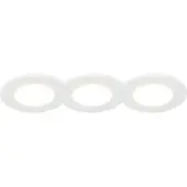 QAZQA 3 kpl upotettavaa kohdevalaisinta valkoinen sis. LED 3000K 4W IP65 - Blanca