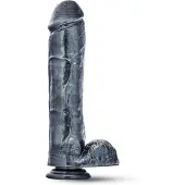 Blush Novelties Jet Onyx Carbon Metallic Anal Dildo 29cm