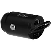 BigBen Interactive Mini 2x USB-C 2.4 A Charger (PUR404BLK)