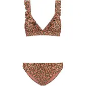 Shiwi Bikini 'BOBBY' neonkeltainen / vaalea pinkki / ruosteenpunainen / musta
