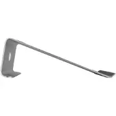 Deltaco – OFFICE tabletin tai kann. tietokoneen teline, 11" - 15", hopea (ARM-0530)